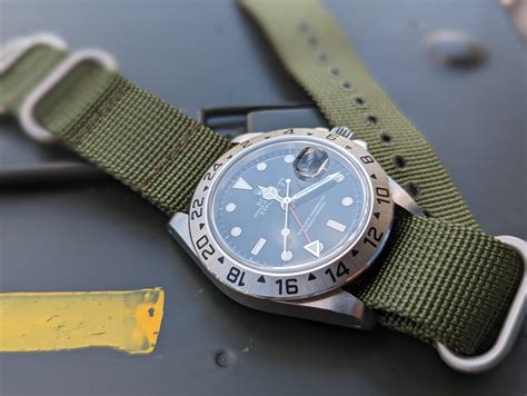 rolex explorer on nato|rolex explorer 20mm nato.